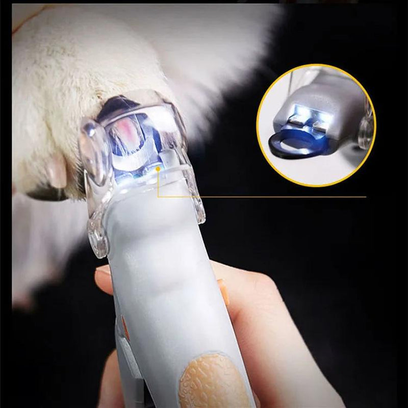 Illuminate Your Pet's Grooming Routine with the Professional LED Pet Nail Clipper Scissors for Cats and Dogs