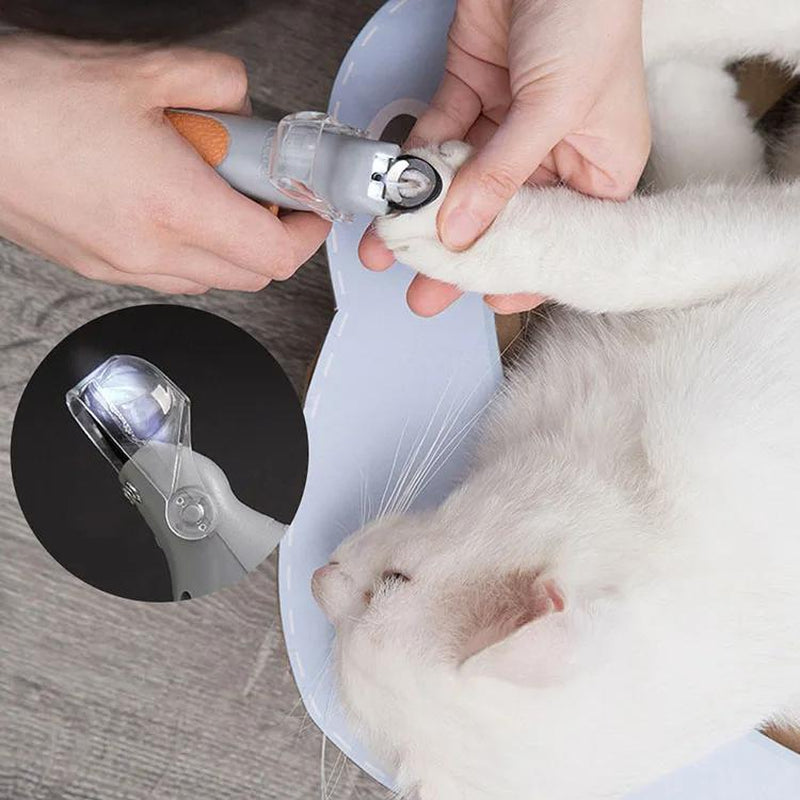Illuminate Your Pet's Grooming Routine with the Professional LED Pet Nail Clipper Scissors for Cats and Dogs
